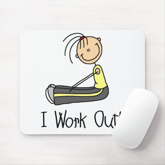 Uitgebreide ijkfiguur Mousepad Muismat (Met muis)