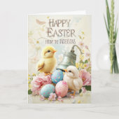 Uitgebreide kaart eieren kip gevouwen kaart (Voorkant)