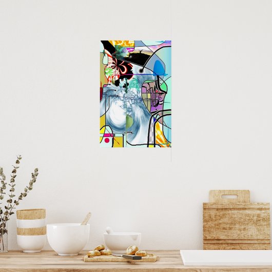 Uitgebreide Kandinsky 1.2 Poster (Keuken)