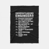 Uitgebreide kennis van technici fleece deken (Voorkant)