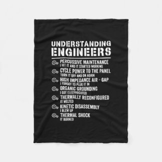 Uitgebreide kennis van technici fleece deken