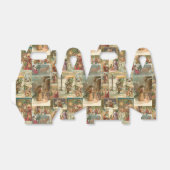 Uitgebreide kerstbekkencollage bedankdoosjes (Uitgevouwen)