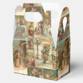 Uitgebreide kerstbekkencollage bedankdoosjes (Geopend)