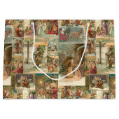 Uitgebreide kerstbekkencollage groot cadeauzakje (Voorkant)