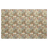 Uitgebreide  kerstbekkencollage stof (Fat Quarter)