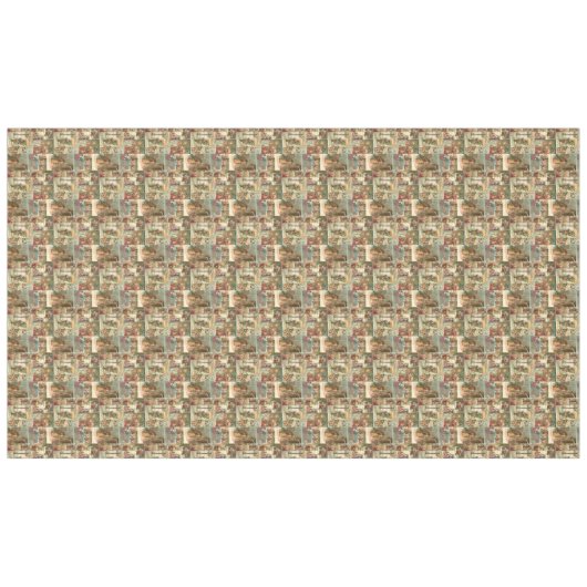 Uitgebreide kerstbekkencollage tafelkleed (Voorkant (Horizontaal))