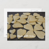 Uitgebreide koekjes met een gebroken hart briefkaart (Voorkant / Achterkant)