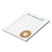 Uitgebreide lijst van traditionele kruideniersware notitieblok (Linkerzijde)