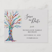 Uitgebreide mededeling van de Reünie van de Elegan Aankondigingskaart (Voorkant)