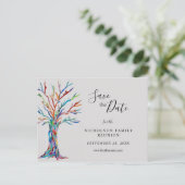 Uitgebreide mededeling van de Reünie van de Elegan Aankondigingskaart (Staand voorkant)