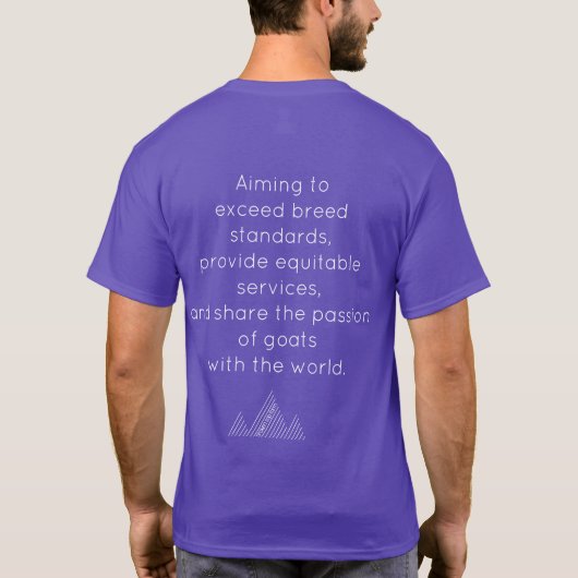 Uitgebreide Mission Statement T-shirt (Achterkant)