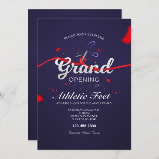 Uitgebreide opening van het snijlint kaart (Voorkant / Achterkant)