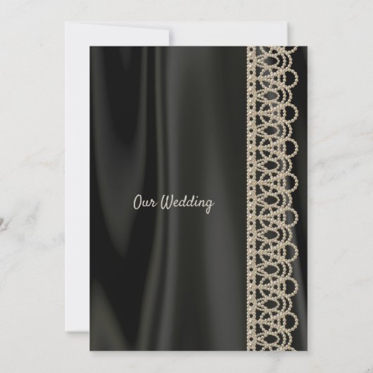 Uitgebreide parels en uitnodiging tot huwelijk (Achterkant)