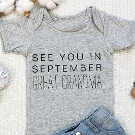 Uitgebreide persoonlijke aankondiging van zwangers romper