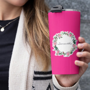 Uitgebreide persoonlijke laptop met tumbler-decal sticker