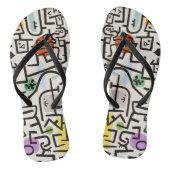 Uitgebreide poort teenslippers (Voetbed)