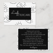 Uitgebreide programma's Aftercare card Visitekaartje (Voorkant / Achterkant)