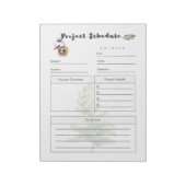 Uitgebreide projectsjabloon notitieblok (Linkerzijde)