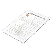 Uitgebreide projectsjabloon notitieblok (Schuin)