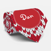 Uitgebreide rampenmonogram stropdas (Opgerold)