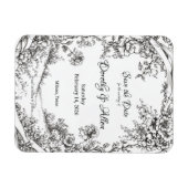 Uitgebreide rustieke bloemen magneet (Horizontaal)