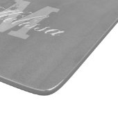 Uitgebreide snijplaat van monogram elegant glas snijplank (Hoek)