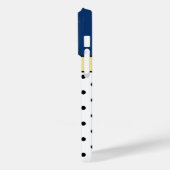 Uitgebreide sodoliet blauwe witte en zwarte pooldo Case-Mate iPhone case (Achterkant / Links)