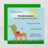 Uitgebreide stoel zomertijd BBQ Kaart (Voorkant / Achterkant)