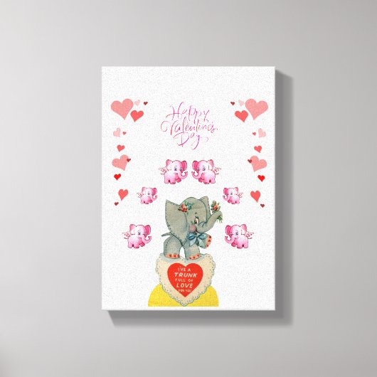 Uitgebreide Valentijnsdag voor afdrukken op Canvas (Voorkant)