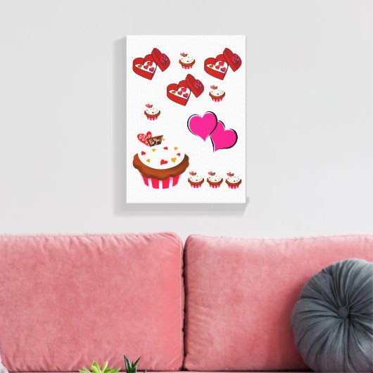 Uitgebreide Valentijnsdag voor het afdrukken van C (Insitu (Woonkamer))