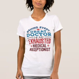 Uitgebreide waardering medisch receptionist t-shirt