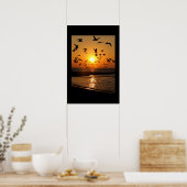 Uitgebreide zonsonderdruk poster (Keuken)
