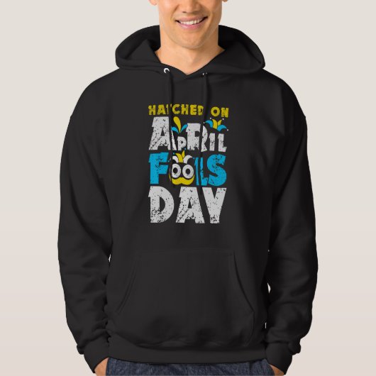 Uitgebroed op April Fools Day grappen Hoodie (Voorkant)