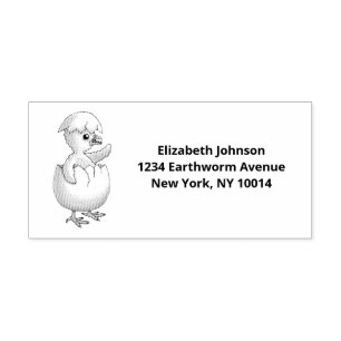 Uitgebroede paaskip rubberstempel