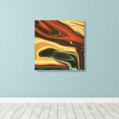 Uitgedroogd Canvas Afdruk (Insitu (Houten vloer))