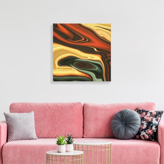 Uitgedroogd Canvas Afdruk (Insitu (Woonkamer))