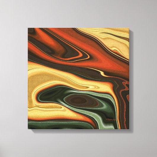 Uitgedroogd Canvas Afdruk (Voorkant)