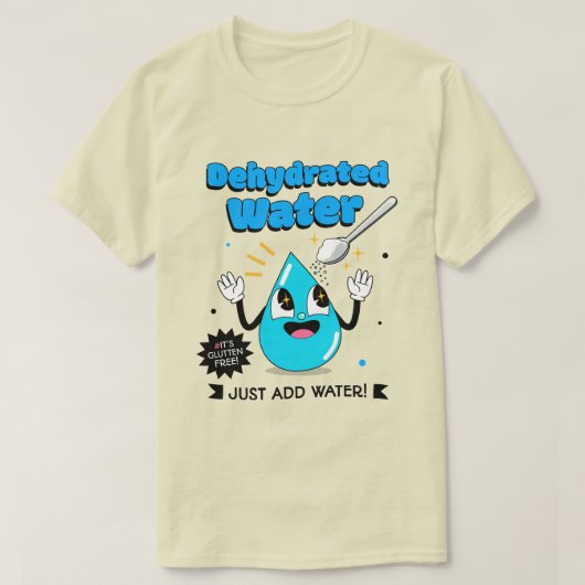 Uitgedroogd Water T-shirt (Design voorkant)