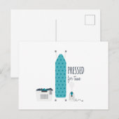 Uitgedrukt voor tijd briefkaart (Voorkant / Achterkant)