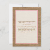 UITGEDRUKTE BOW EN CHARM Eerste Heilige Communie U Kaart (Achterkant)