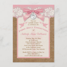 UITGEDRUKTE BOW EN CHARM Eerste Heilige Communie U