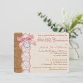 UITGEDRUKTE BOW EN CHARM Eerste Heilige Communie U Kaart (Staand voorkant)