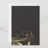 Uitgeefster van de goudzirls van Elegant Kaart (Achterkant)