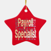 Uitgeefster van loonlijstspecialist keramisch ornament (Achterkant)