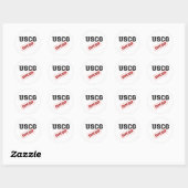 uitgegeven ronde sticker (Vel)