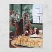 Uitgegoten - briefkaart (Voorkant)