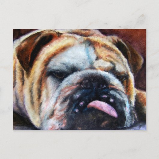 Uitgegraven Briefkaarten (Bulldog) (Voorkant)