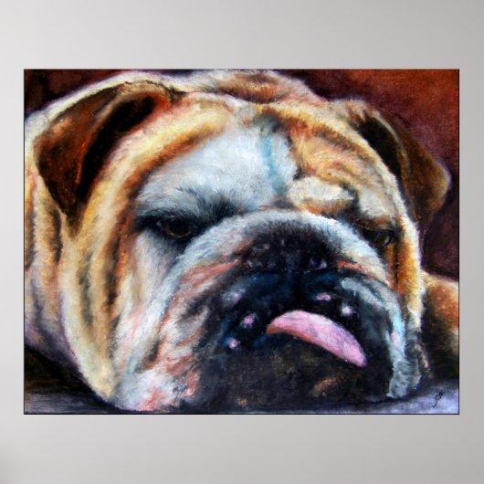 Uitgegraven Prints (Bulldog) (Voorkant)