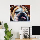 Uitgegraven Prints (Bulldog) (Thuiskantoor)
