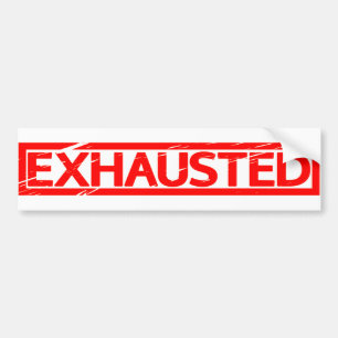Uitgegraven stempel bumpersticker